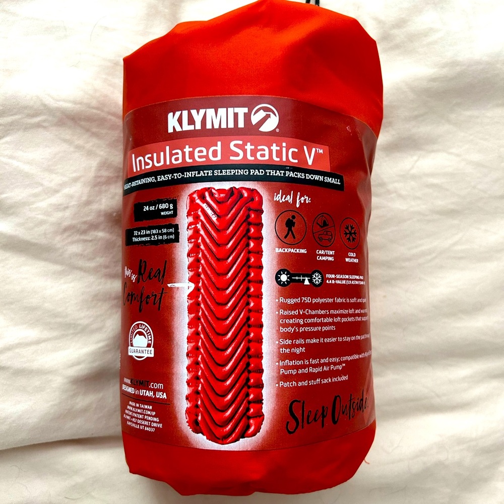 KLYMIT 2 Insulated Static V™ sleeping pad